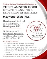 Delaware estate planning, elder law, estate and trust administration, probate, Will, Trust, Power of Attorney, Advance Health Care Directive, Delaware