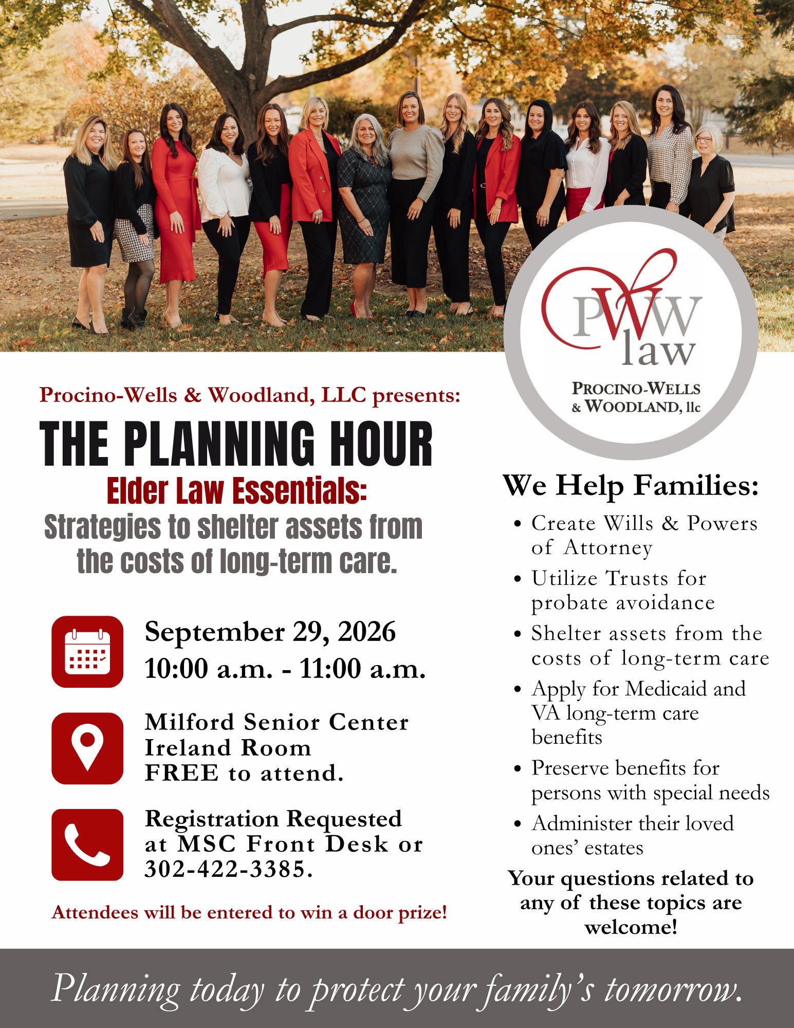Delaware estate planning, elder law, estate and trust administration, probate, Will, Trust, Power of Attorney, Advance Health Care Directive, Delaware